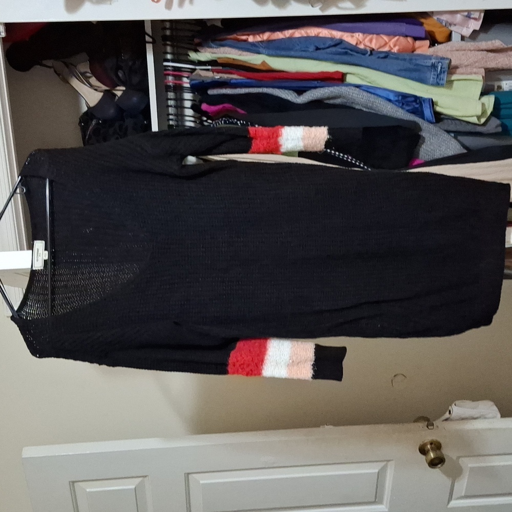 Black sweater dress